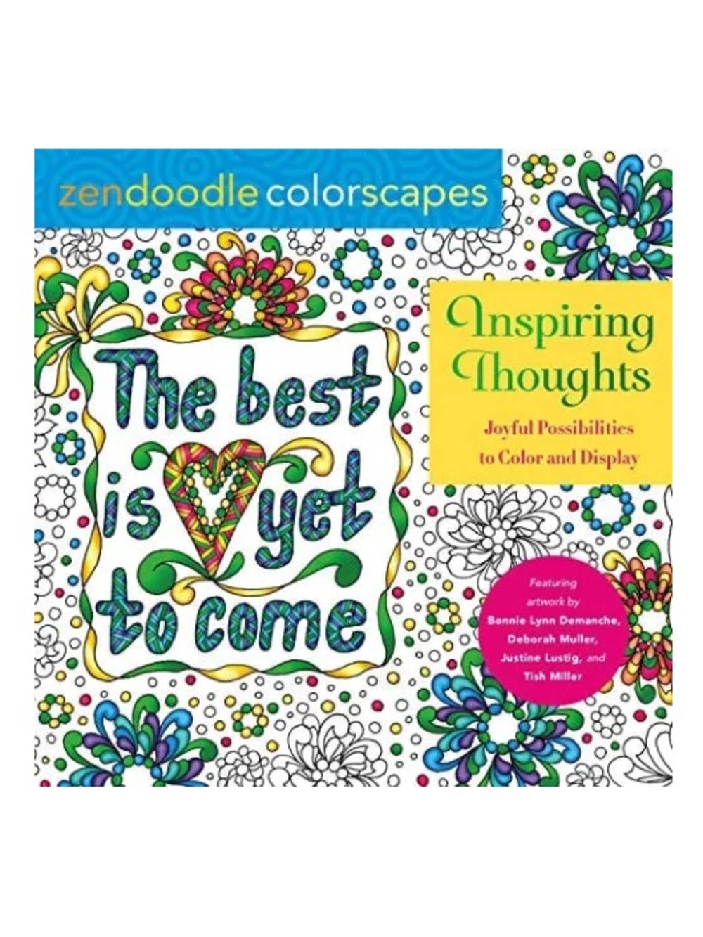 New Inspiring Thoughts Adult Coloring Book